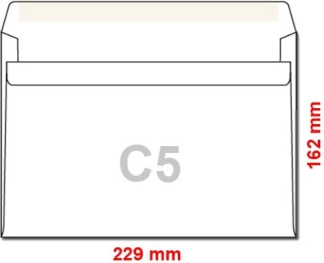 Plicuri poștale autoadezive C5 50 buc.