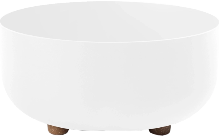 Bol pentru flori Sofia 30 cm alb