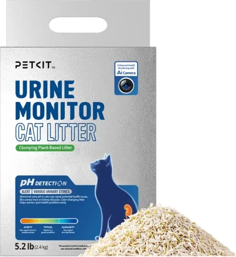 Petkit urine monitor – nisip vegetal aglomerant cu indicare a pH-ului - 1 bucată