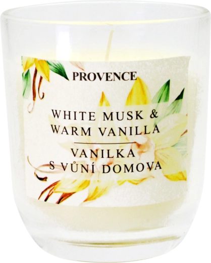 Lumânare parfumată în borcan Provence vanilie - 1 bucată