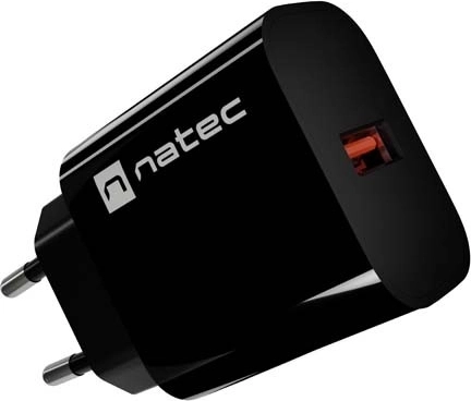 Natec Ribera încărcător de rețea 1× USB-A 18 W negru