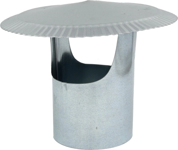 Coif șemineu 132 mm din tablă galvanizată