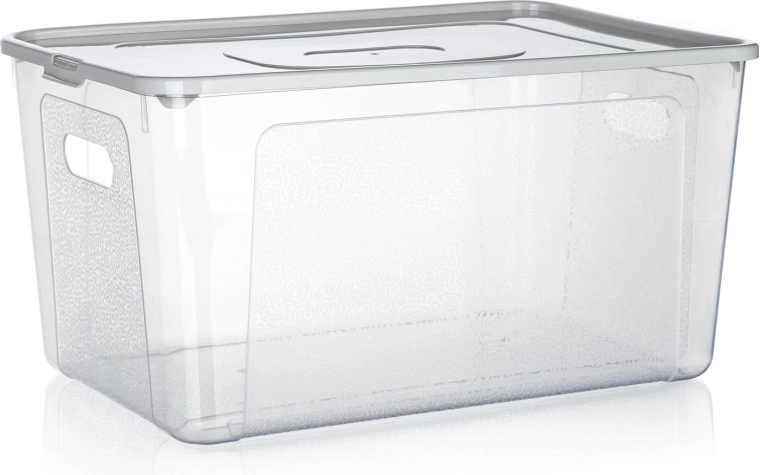 cutie de depozitare cu capac 17 l MULTIBOX – plastic transparent