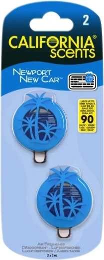 California Scents mini difuzor pentru ventilație Newport New Car