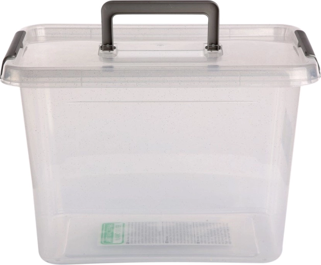 Cutie de depozitare antibacteriană cu capac și mâner 19 l