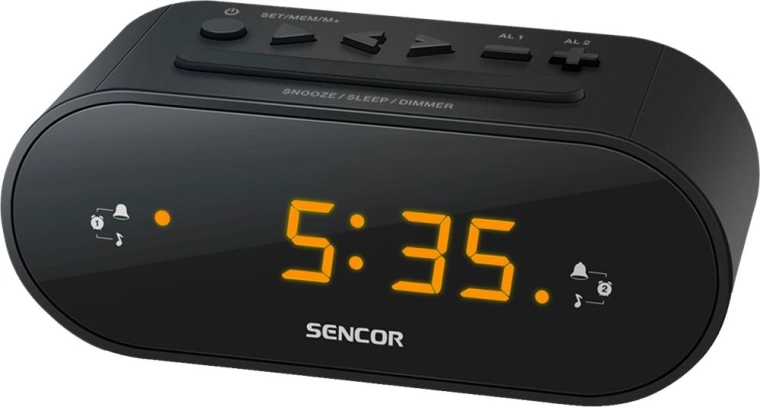 Radio cu ceas Sencor SRC 1100 B