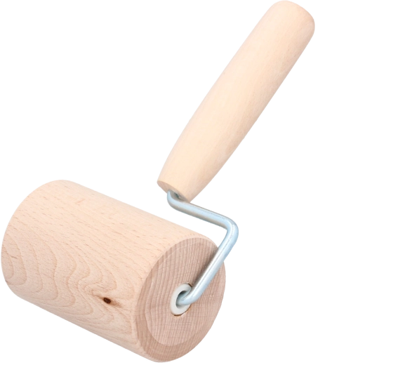 Sucitor din lemn cu tambur rotativ 30 cm