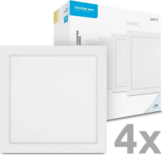 Modee panou LED pătrat 24 W, 2640 lm, alb rece