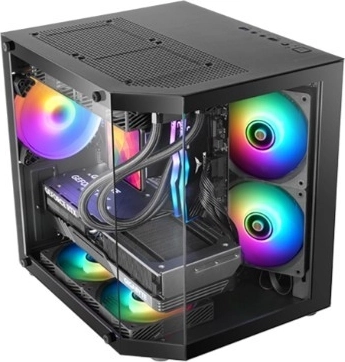 Carcasă de PC pentru gaming Mars Gaming MC-3TLITE Black mATX