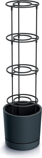 Ghiveci cu suport Prosperplast Home Grower 14,5 l antracit