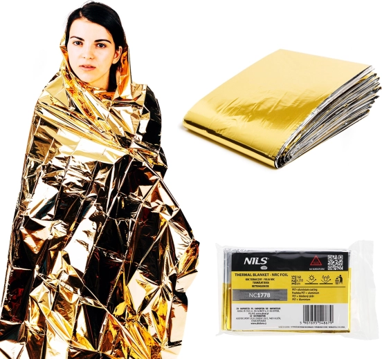Folie izotermică 160 × 210 cm NILS Camp