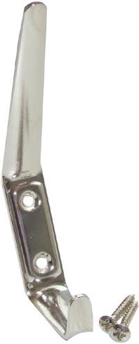 Cuier mare de perete 41 × 120 mm, nichel