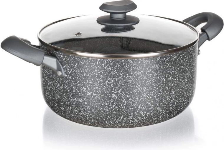 Oală presată din aluminiu GRANITE 18 cm 1,75 l