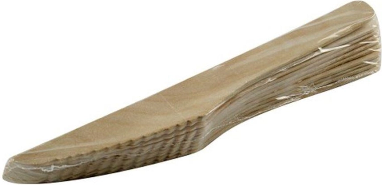 Cuțite de unică folosință din lemn 165 mm (10 buc)