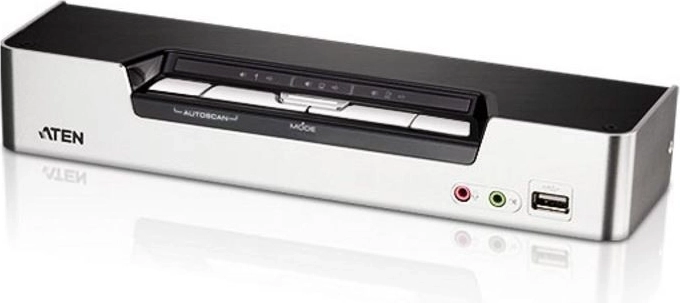 Comutator KVMP HDMI USB 2.0 cu 4 porturi, cu audio