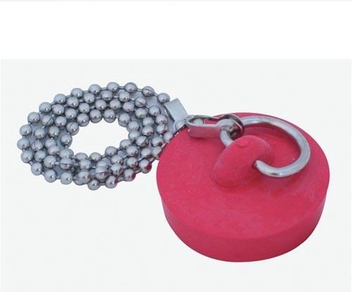 Dop de chiuvetă colorat cu lanț 39 mm