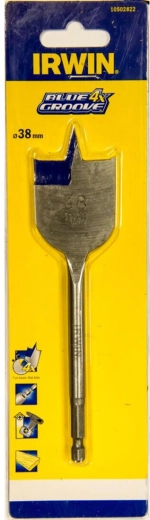 Burghiu plat pentru lemn 38 mm IRWIN Blue Groove