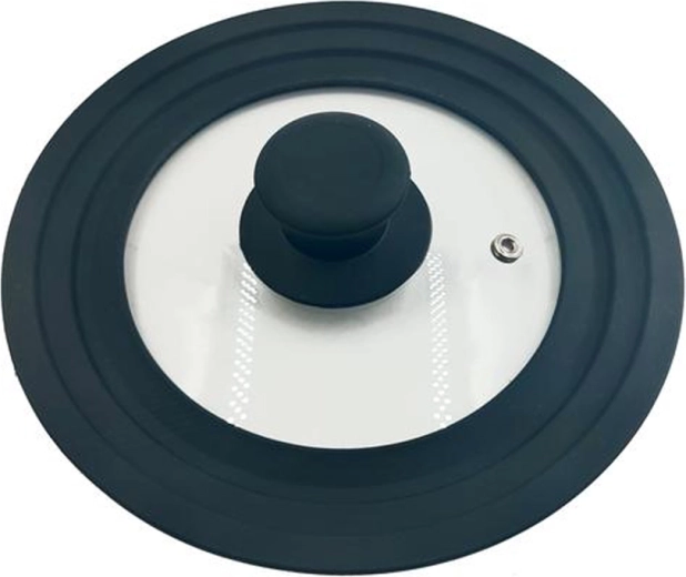 Capac universal din sticlă călită cu ventil de abur 16/18/20 cm