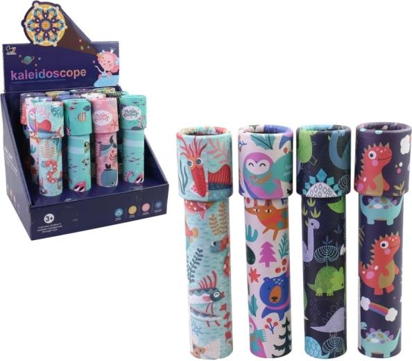 Caleidoscop pentru copii – caleidoscop colorat din plastic