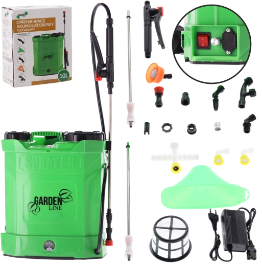 Pulverizator cu rucsac pe acumulator 10 l