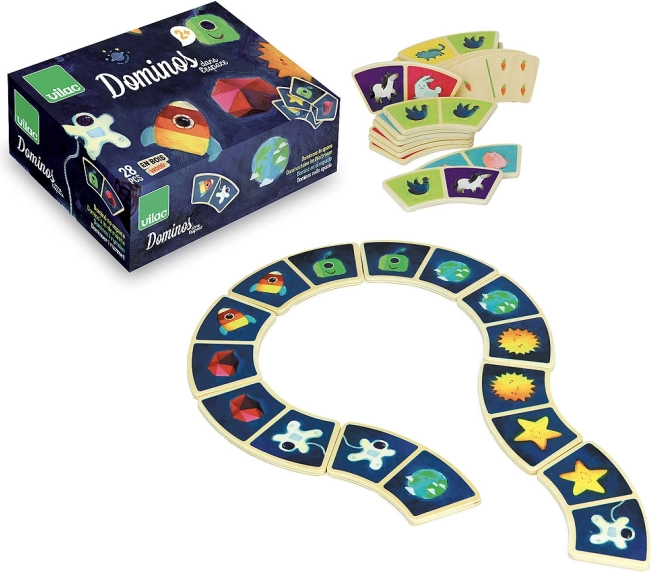 Domino spațial pentru copii