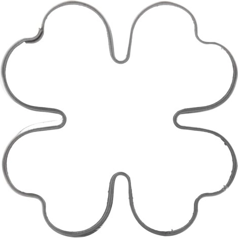 Decupator din inox – trifoi cu patru foi