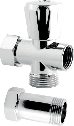 Robinet pentru mașină de spălat cu piesă intermediară 3/4 x 3/4 x 3/4