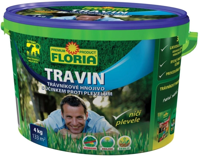 Îngrășământ FLORIA TRAVIN 3-în-1, 4 kg