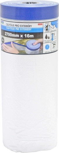 Bandă de protecție exterioară cu folie de acoperire 270 × 1600 cm, autoadezivă