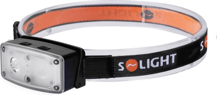Solight lampă frontală LED reîncărcabilă 100 lm cu senzor (Li-Ion)