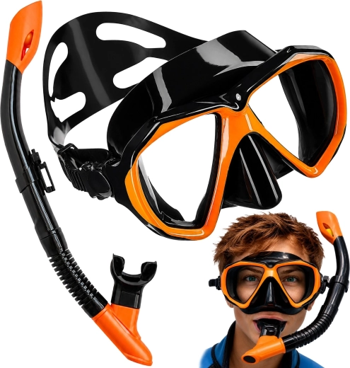 RENEW FORCE mască de scufundări cu tub de snorkeling