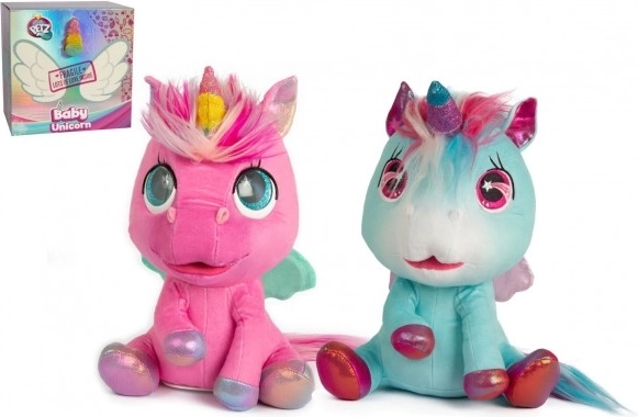 Puiul meu unicorn interactiv – pluș magic cu creșterea cornului și accesorii