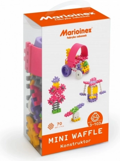 Set de construcție Mini Waffle 70 piese pentru fete