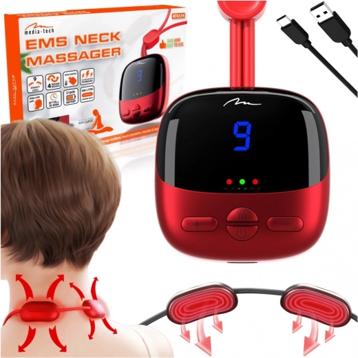 Aparat de masaj pentru gât și ceafă Media-Tech EMS Neck Massager