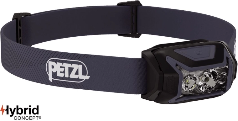 Lanternă frontală PETZL Actik, neagră, 450 lm