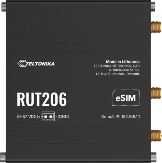 Teltonika RUT206 router industrial cu eSIM - 1 bucată