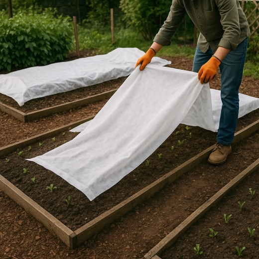 Agrotextil de protecție pentru iarnă și primăvară 1,1 × 5 m, 30 g/m²