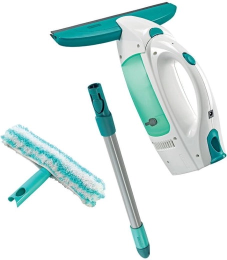 Aspirator pentru geamuri cu tijă de 43 cm și mop LEIFHEIT Window Cleaner