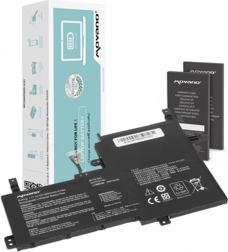Baterie Movano B31N1842 pentru Asus VivoBook (3600 mAh, 41 Wh)