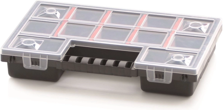 Organizator din plastic cu 12 compartimente NORS