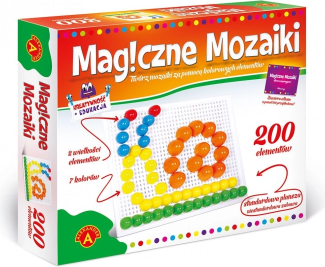 Jucărie educativă Alexander - Mozaica magică 200
