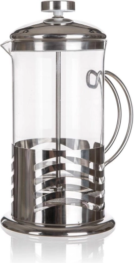 Cafetieră din sticlă WAVE 0,6 l cu sită din oțel inoxidabil