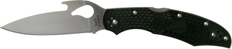 Byrd Cara Cara 2 cu deschidere tip Emerson, cuțit pliabil ușor de buzunar 8,4 cm negru FRN