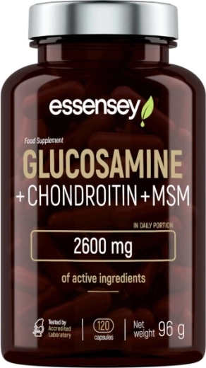 Essensey glucozamină + condroitină + MSM (120 capsule)