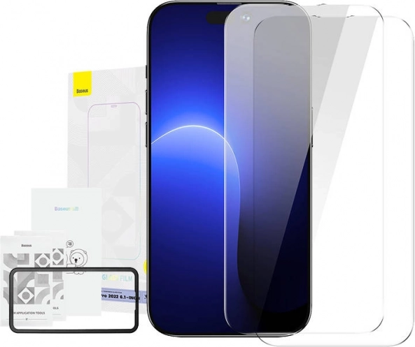 Baseus Crystal sticlă călită 0,3 mm pentru iPhone 14 – iPhone