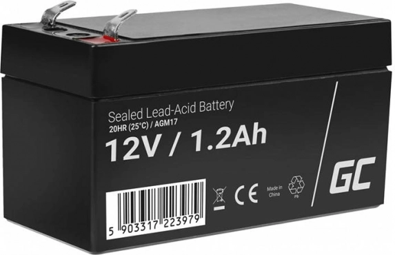 Baterie reîncărcabilă AGM 12V 1,2Ah Baterie fără întreținere pentru UPS ALARM