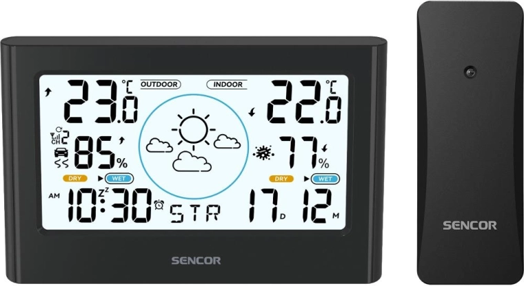 Stație meteorologică Sencor SWS 2600 cu senzor wireless