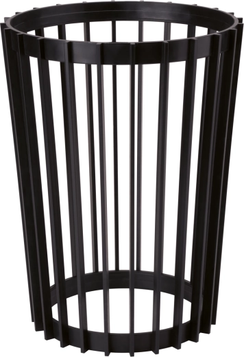 Suport pentru flori Standy 1 negru, dublu față 24/30 cm, înălțime 40 cm