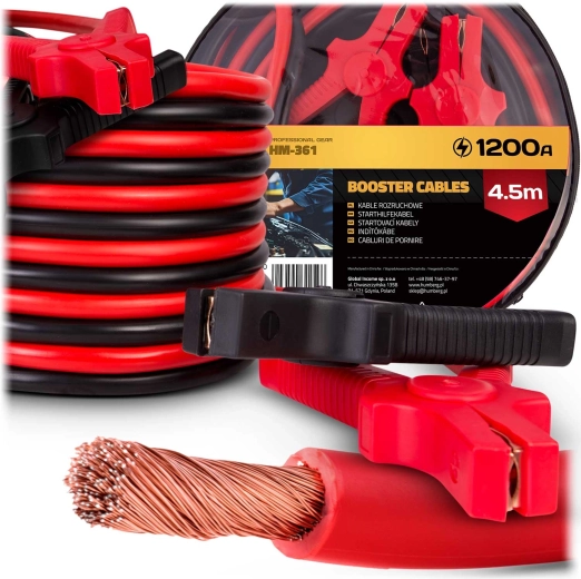 Cabluri de pornire Humberg 1200 A, 4,5 m