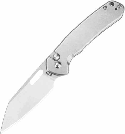 CJRB pyrite-alt cuțit de buzunar pliabil 7,9 cm satin, integral metalic